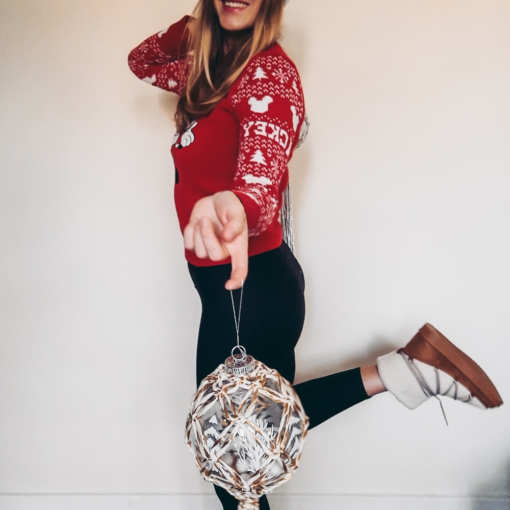 Christmas ornaments, Gold big baubles, handmad, Winter decorations